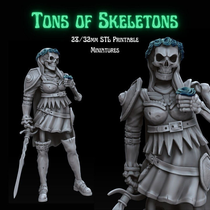 TONS OF SKELETONS - ALL IN PACK 3D print model_14
