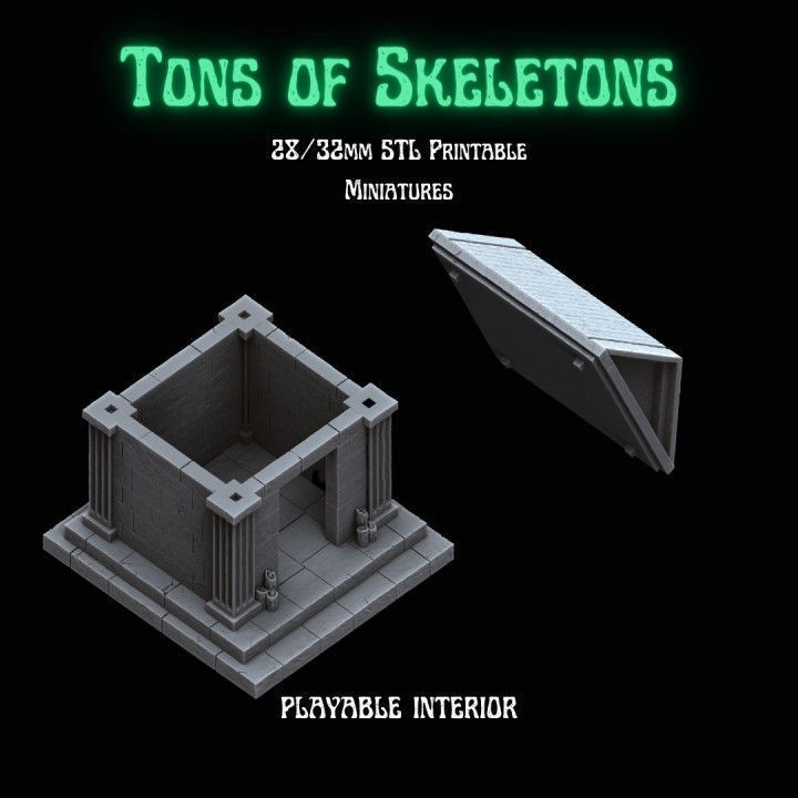 TONS OF SKELETONS - ALL IN PACK 3D print model_25