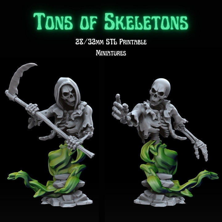 TONS OF SKELETONS - ALL IN PACK 3D print model_13
