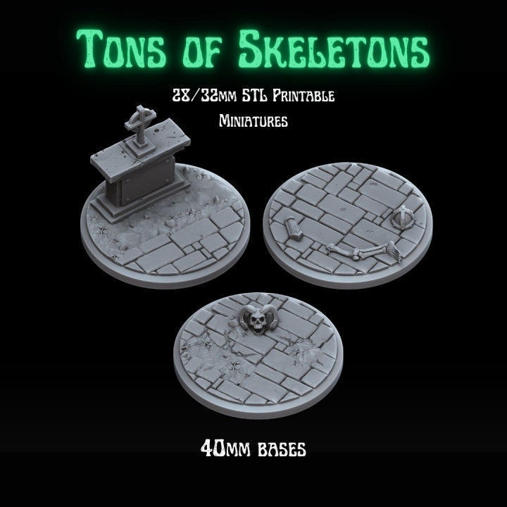 TONS OF SKELETONS - ALL IN PACK 3D print model_23