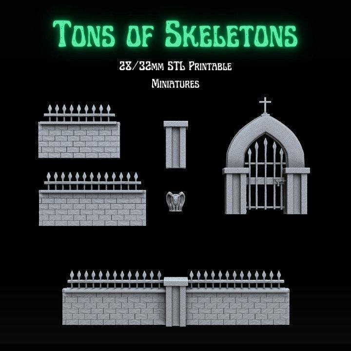 TONS OF SKELETONS - ALL IN PACK 3D print model_31