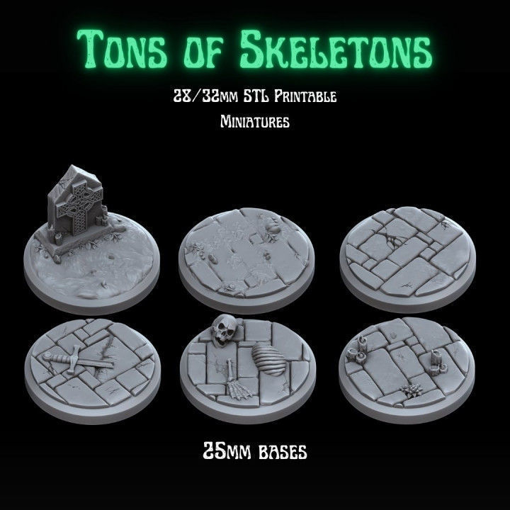 TONS OF SKELETONS - ALL IN PACK 3D print model_22