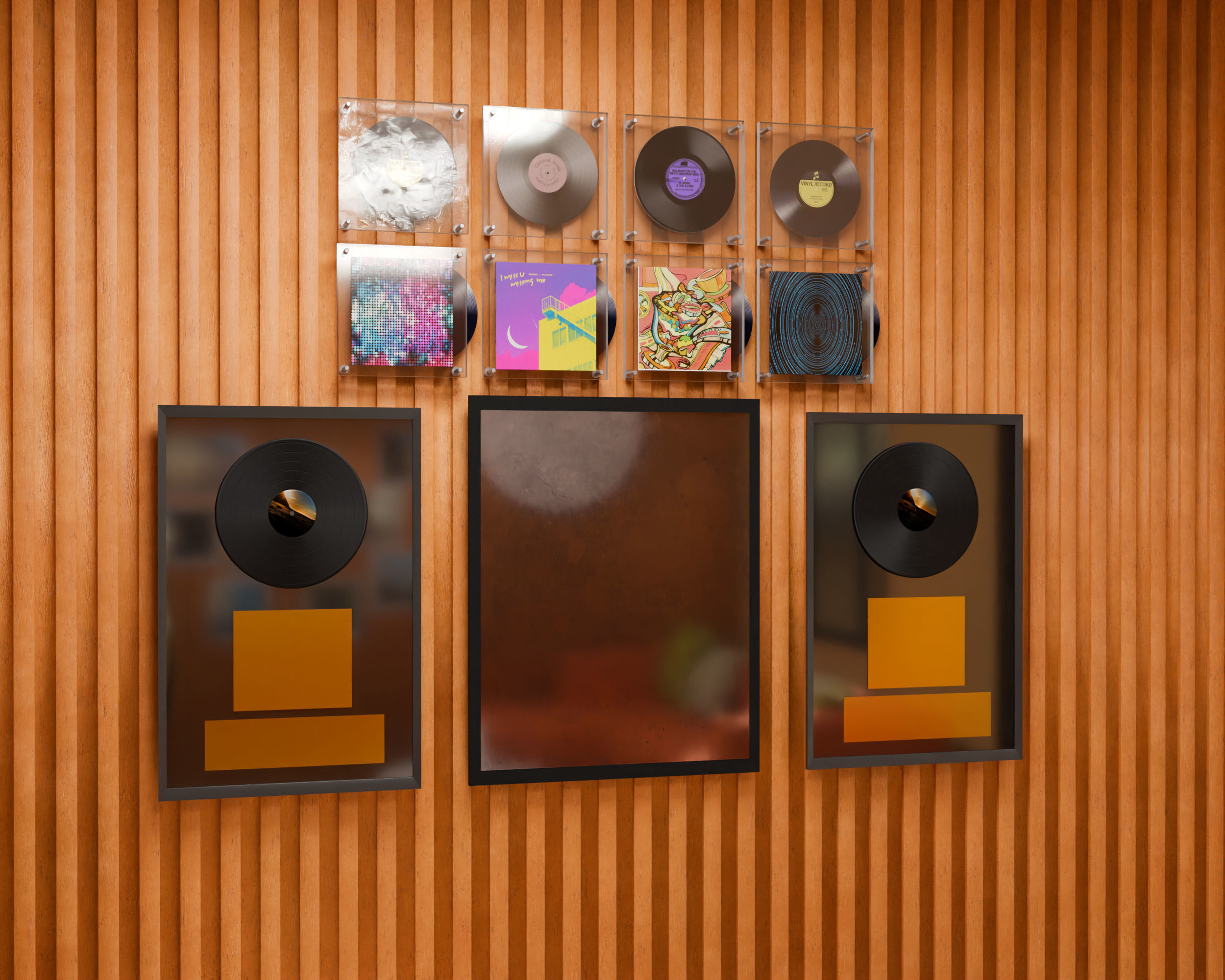 Music Studio Low-poly 3D model_3