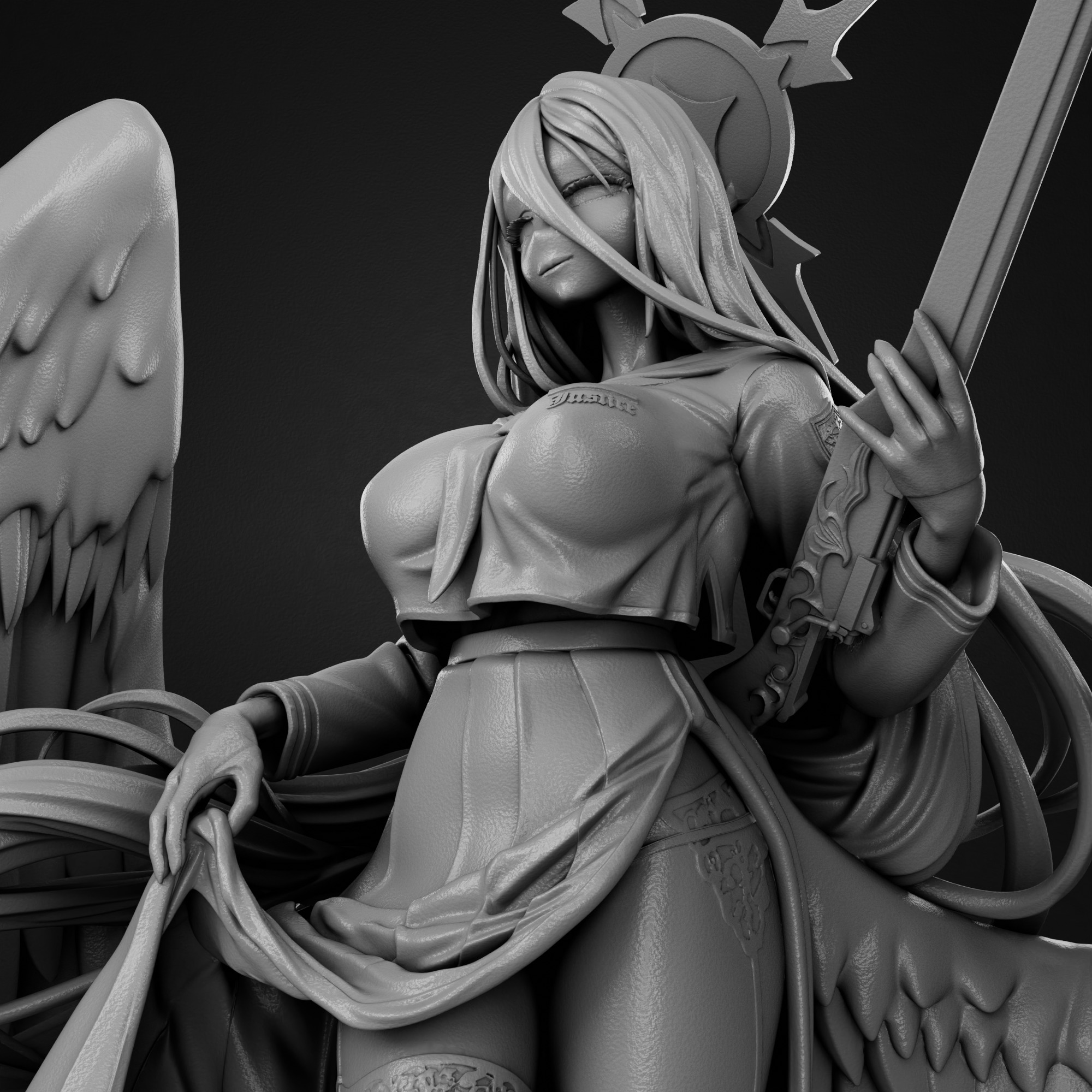 Hanekawa Hasumi - Blue Archive 3D print model_10