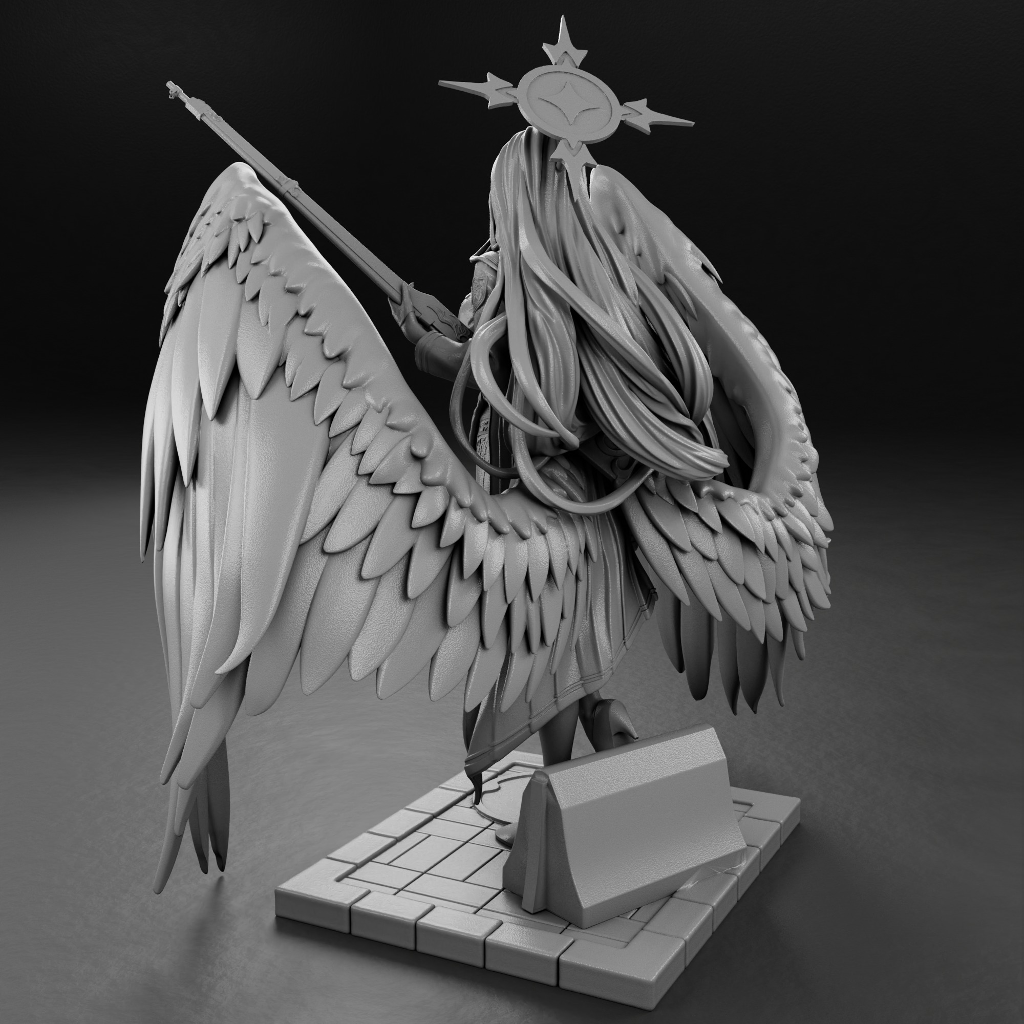 Hanekawa Hasumi - Blue Archive 3D print model_7