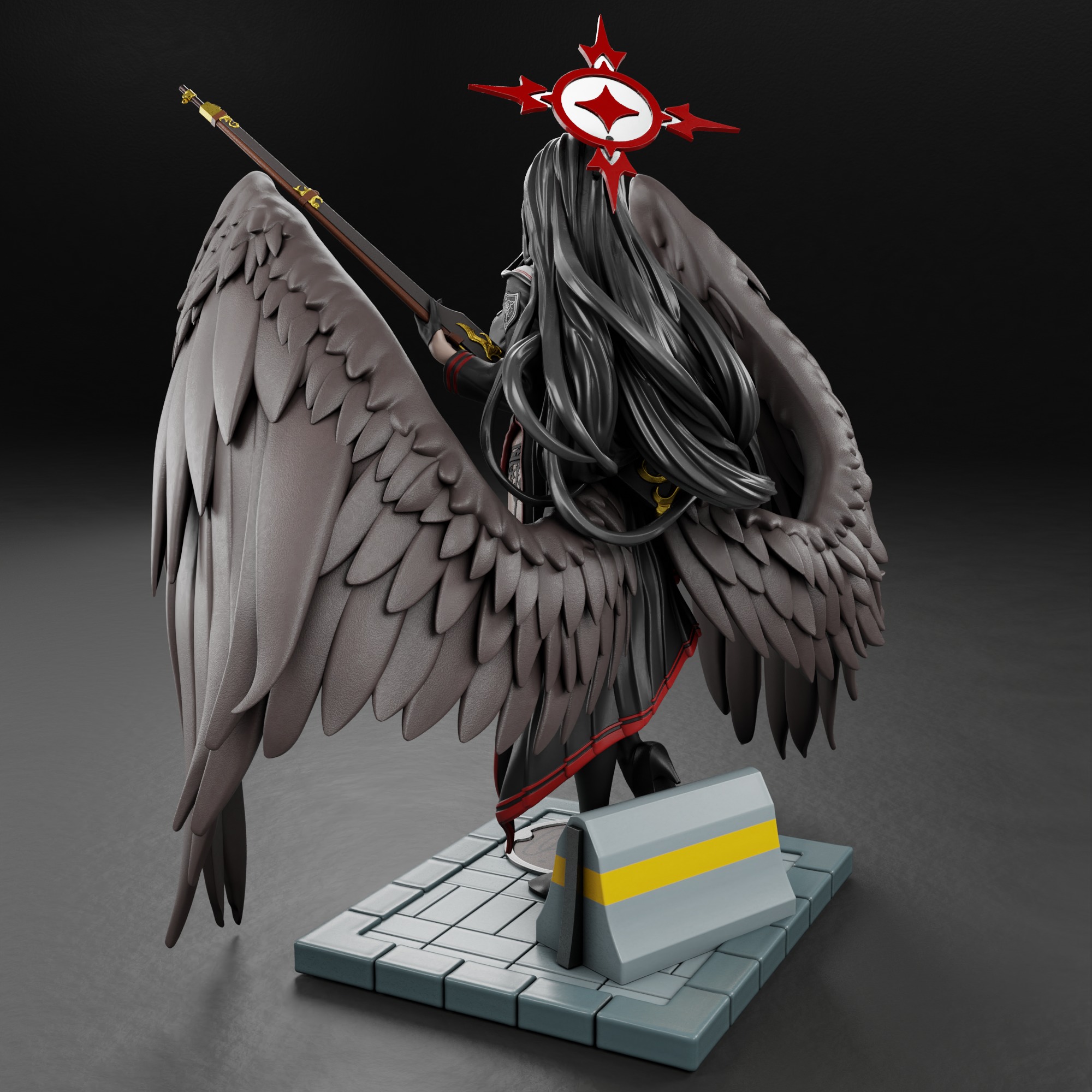 Hanekawa Hasumi - Blue Archive 3D print model_2