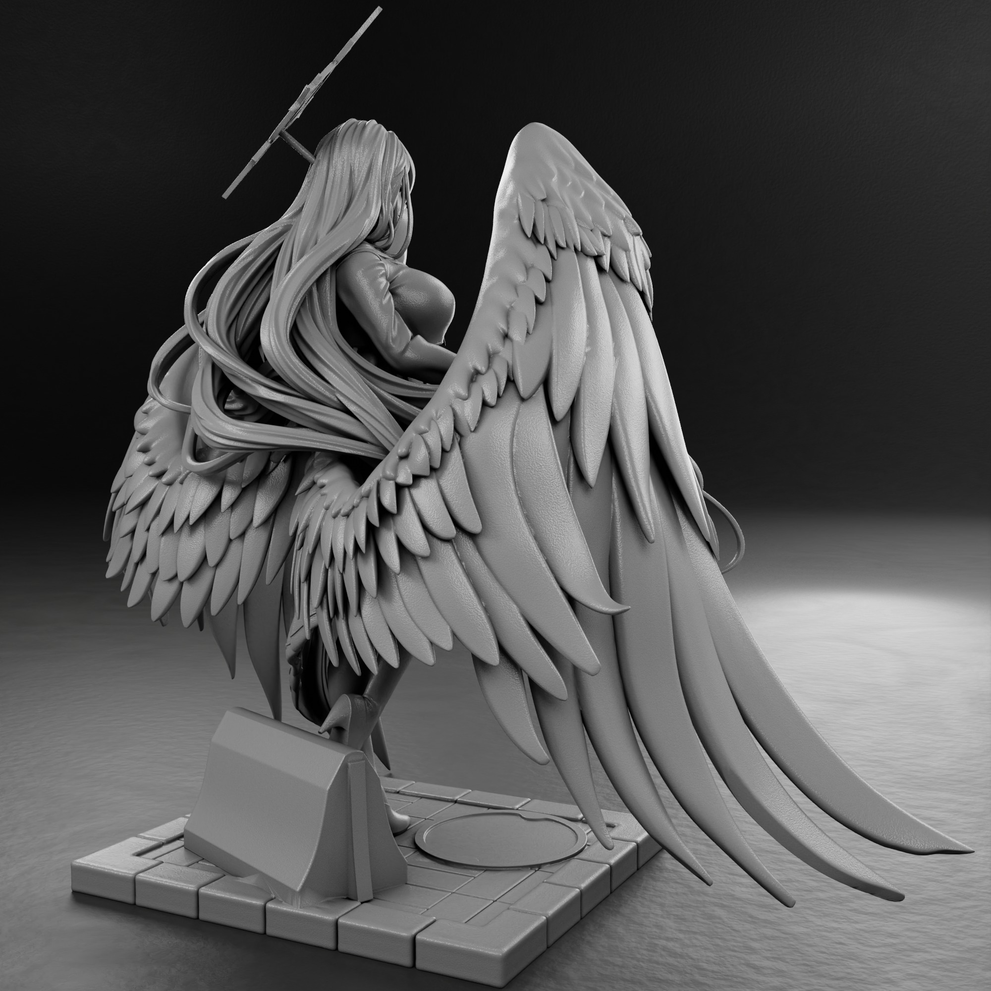 Hanekawa Hasumi - Blue Archive 3D print model_8