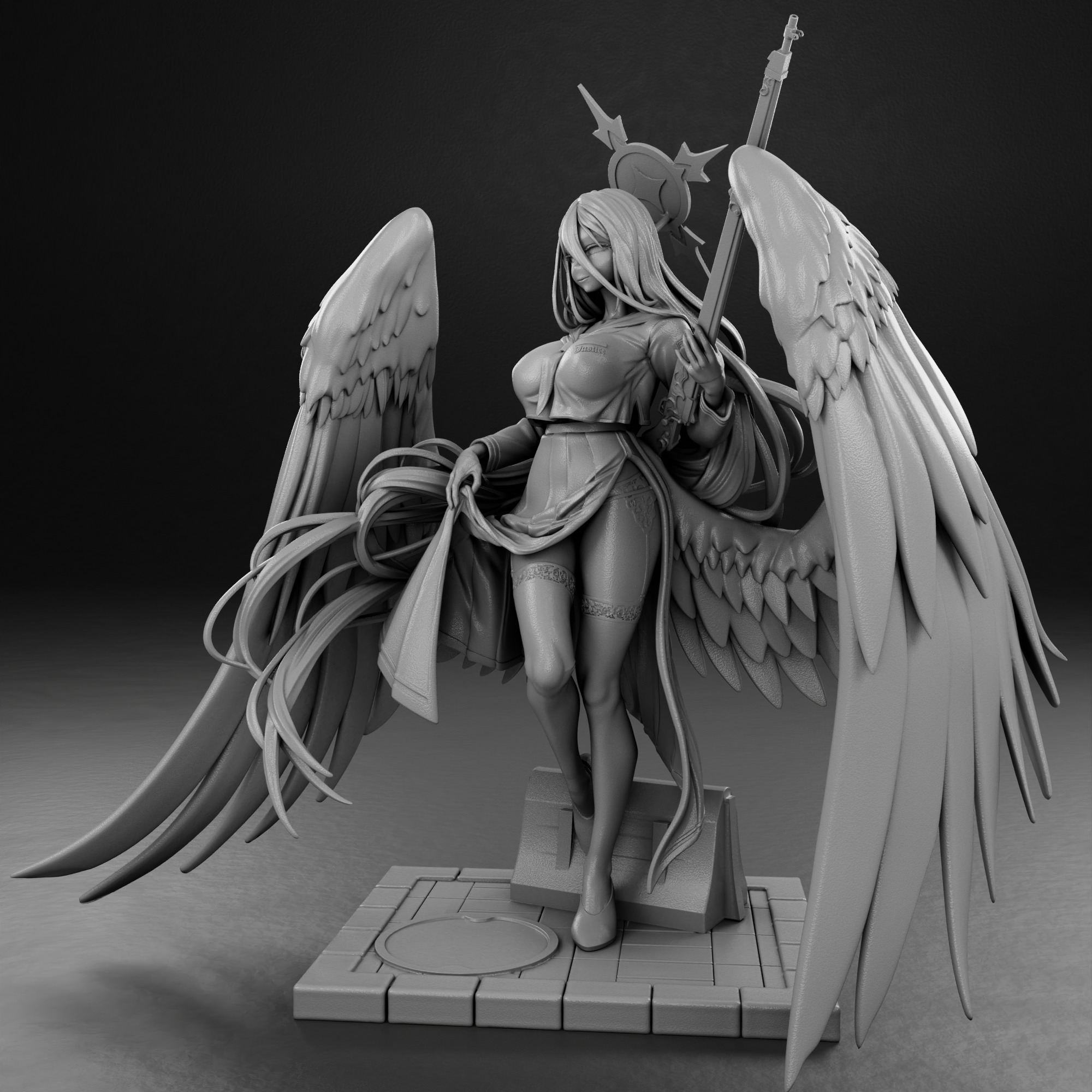 Hanekawa Hasumi - Blue Archive 3D print model_6