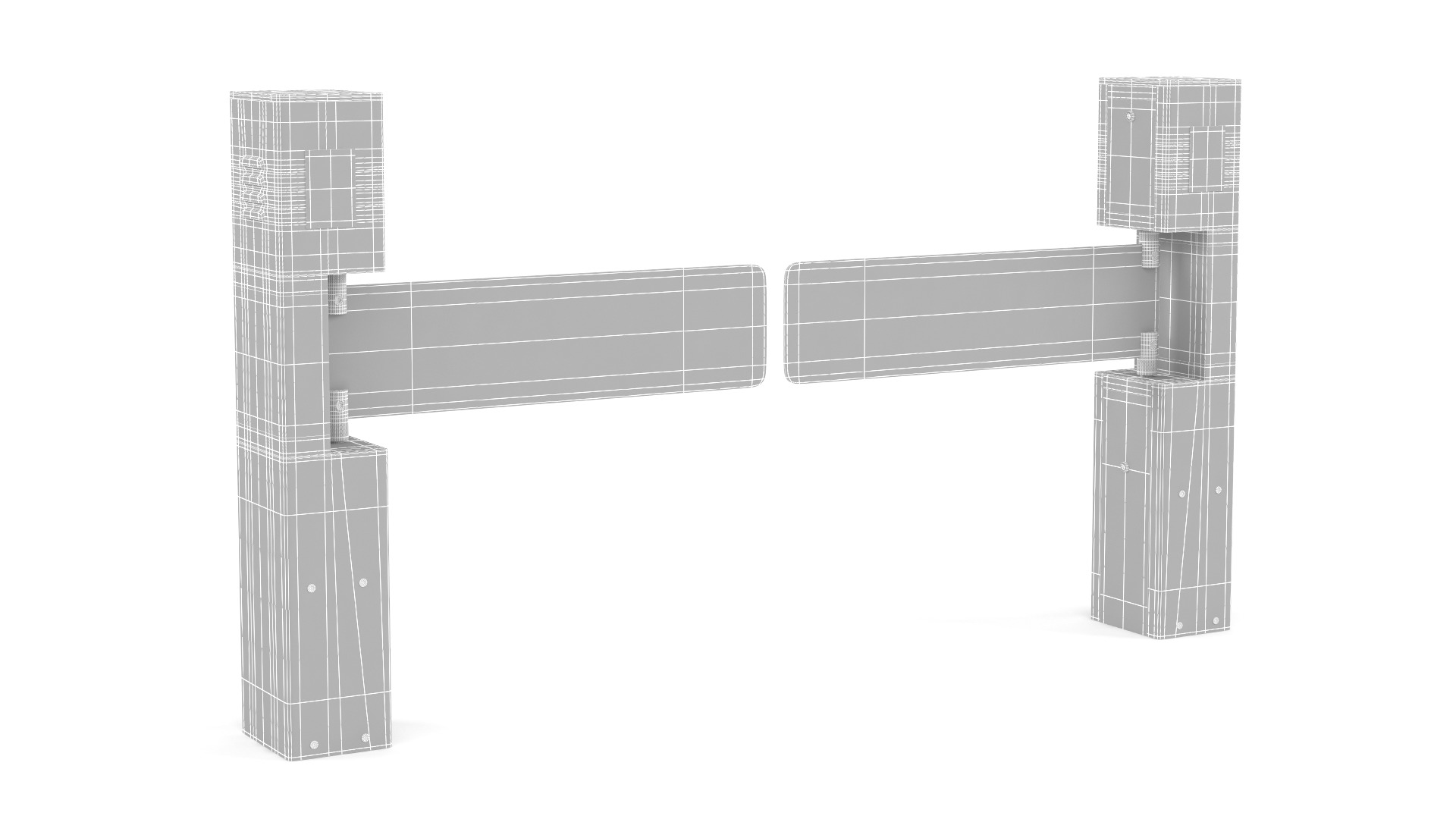Turnstile Gate 3D model_7