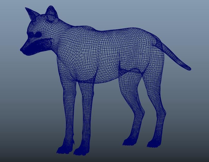 WhiteWolf 3D model_7