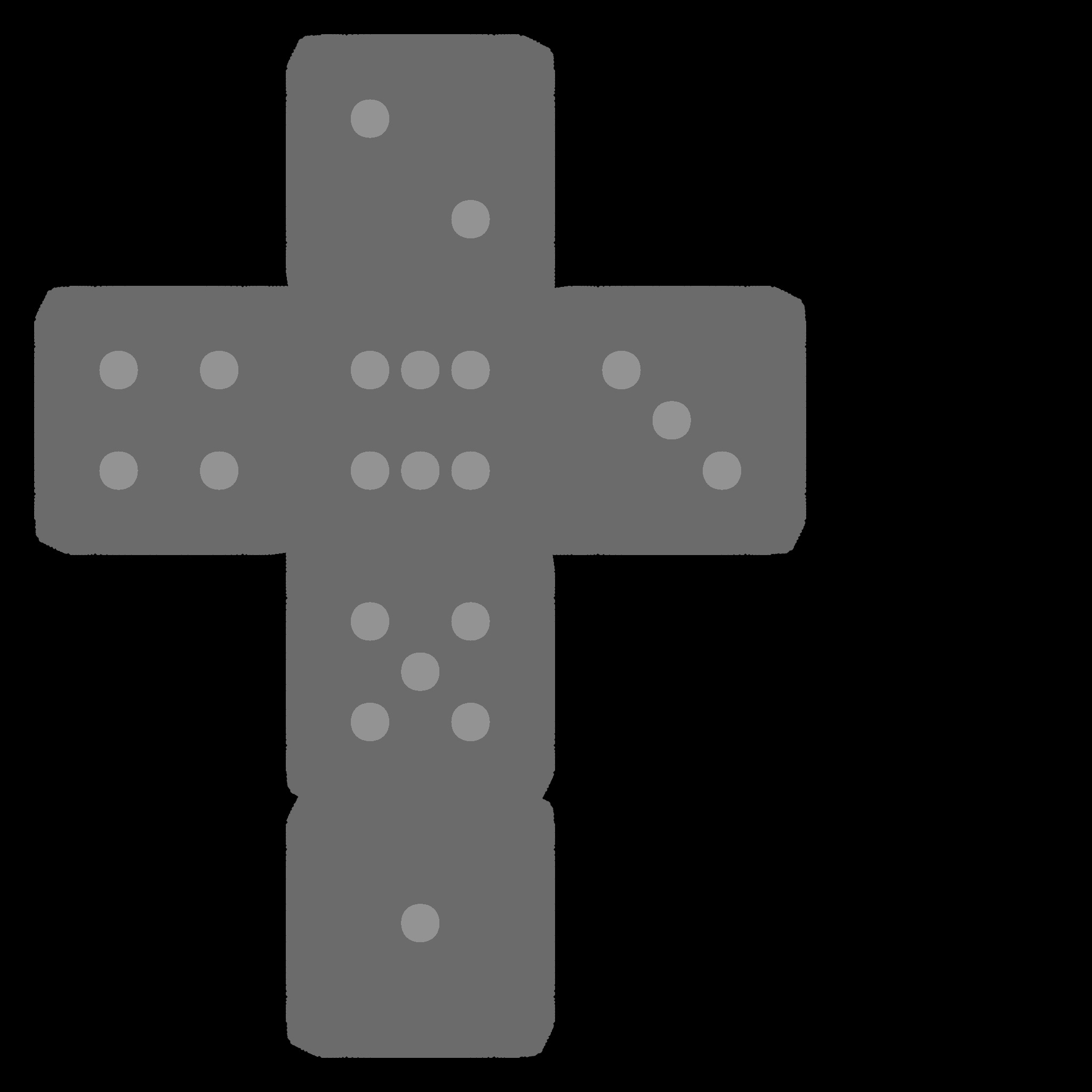 Low Poly 6 Sided Die Low-poly 3D model_11