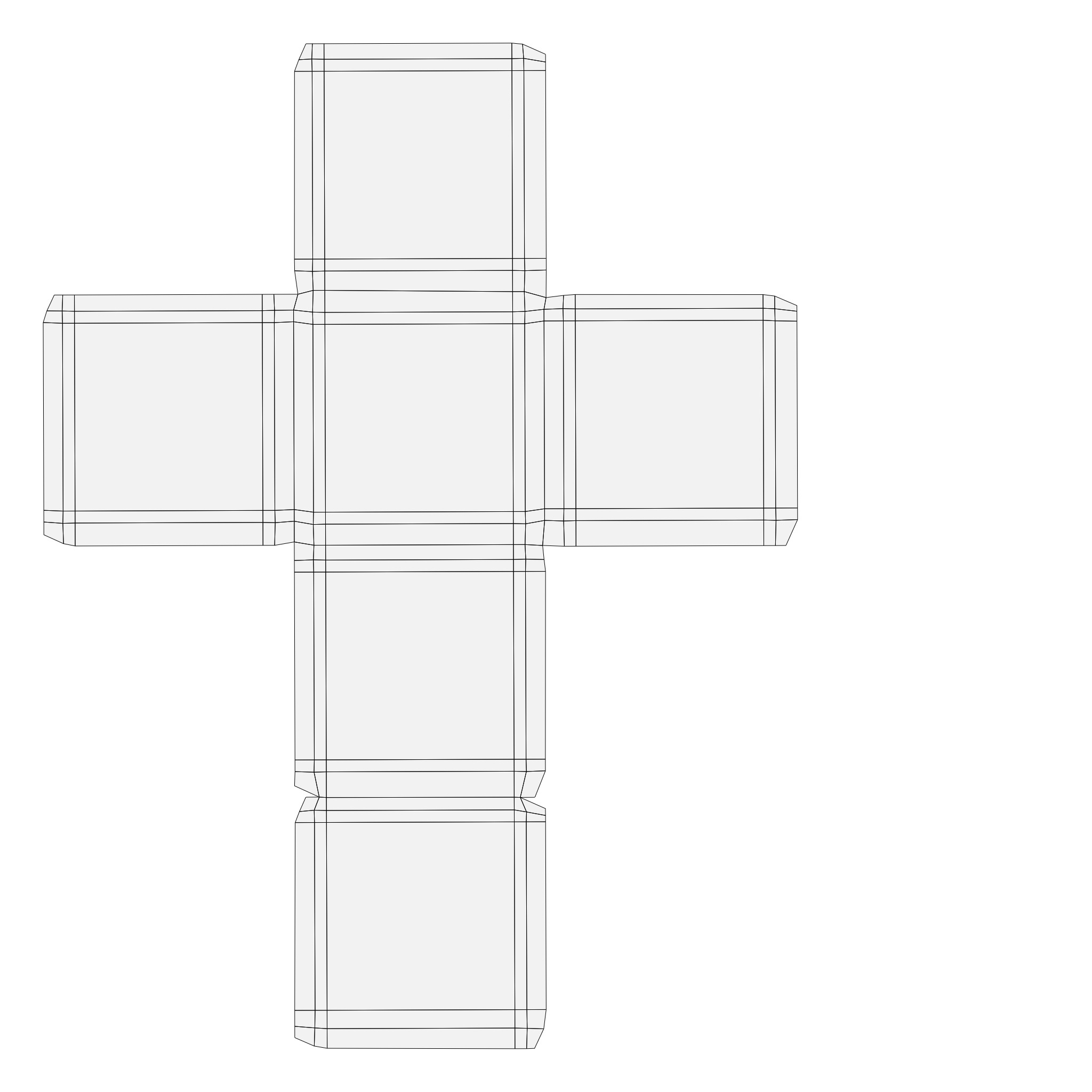 Low Poly 6 Sided Die Low-poly 3D model_8