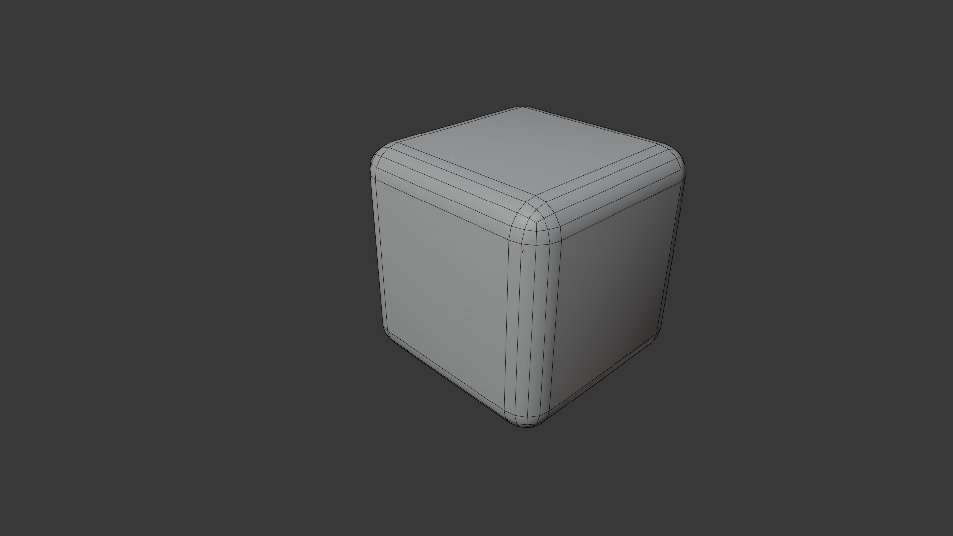 Low Poly 6 Sided Die Low-poly 3D model_5