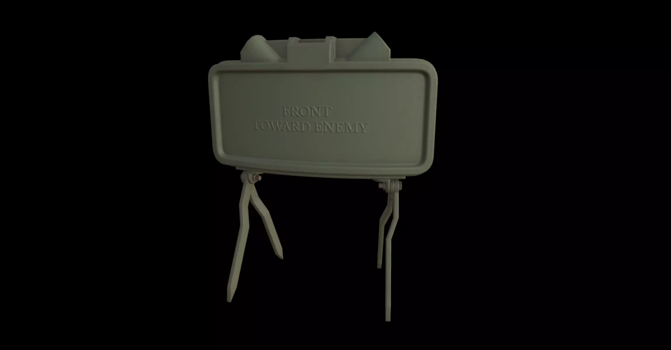 claymore 3D model