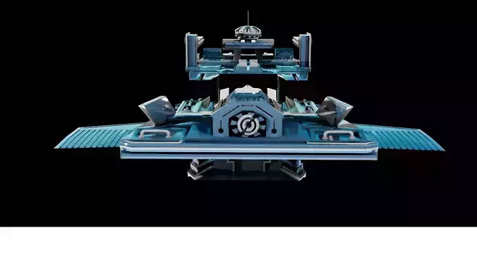 Star Wars spaceship Low-poly 3D model