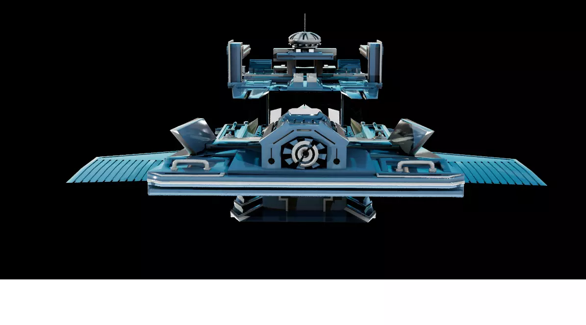 Star Wars spaceship Low-poly 3D model_0