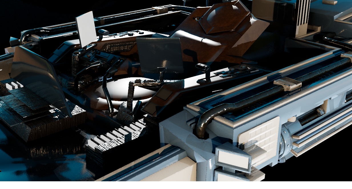 Star Wars spaceship Low-poly 3D model_2