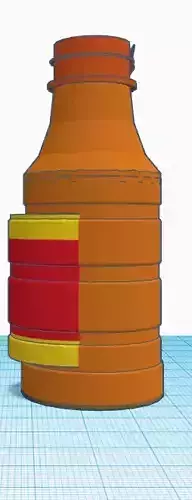 Modelo 3D De salsa chile