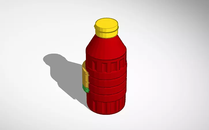 Modelo 3D DE SALSA Chamoy Low-poly 3D model_0