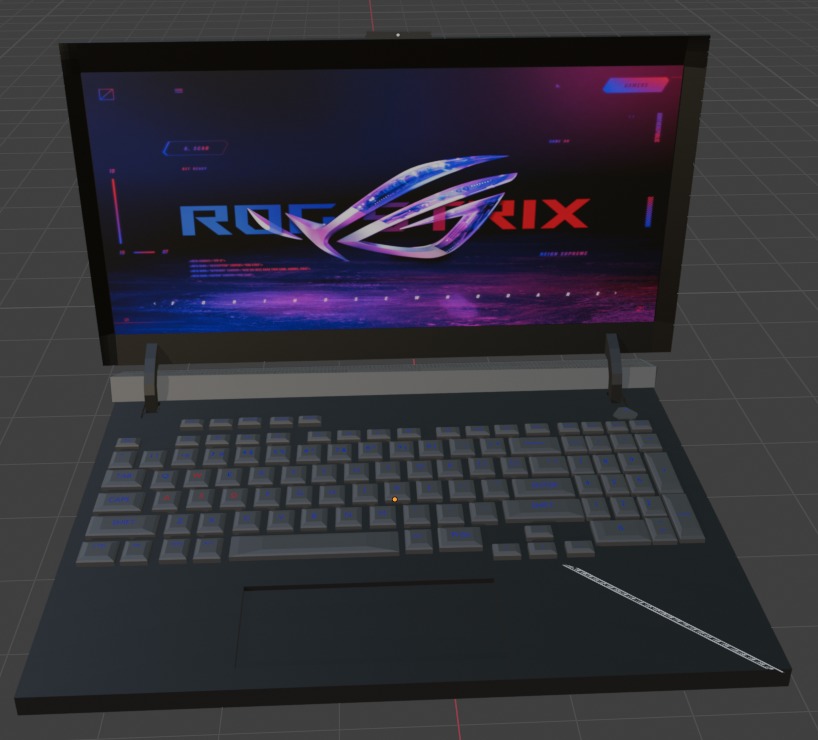Asus ROG Gaming Laptop 3D Model 3D model_1