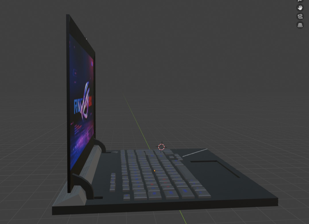 Asus ROG Gaming Laptop 3D Model 3D model_2