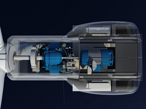 Wind Turbine Offshore 3D model_7