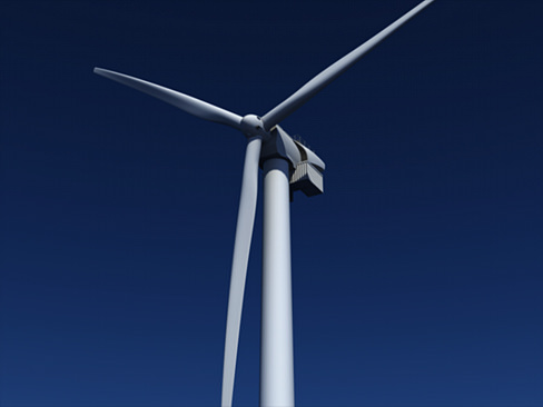 Wind Turbine Offshore 3D model_4