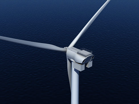 Wind Turbine Offshore 3D model_5