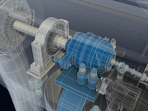Wind Turbine Offshore 3D model_18