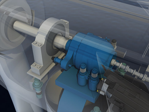 Wind Turbine Offshore 3D model_8