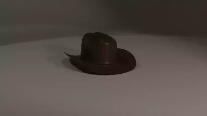 Leather Cowboy Hat