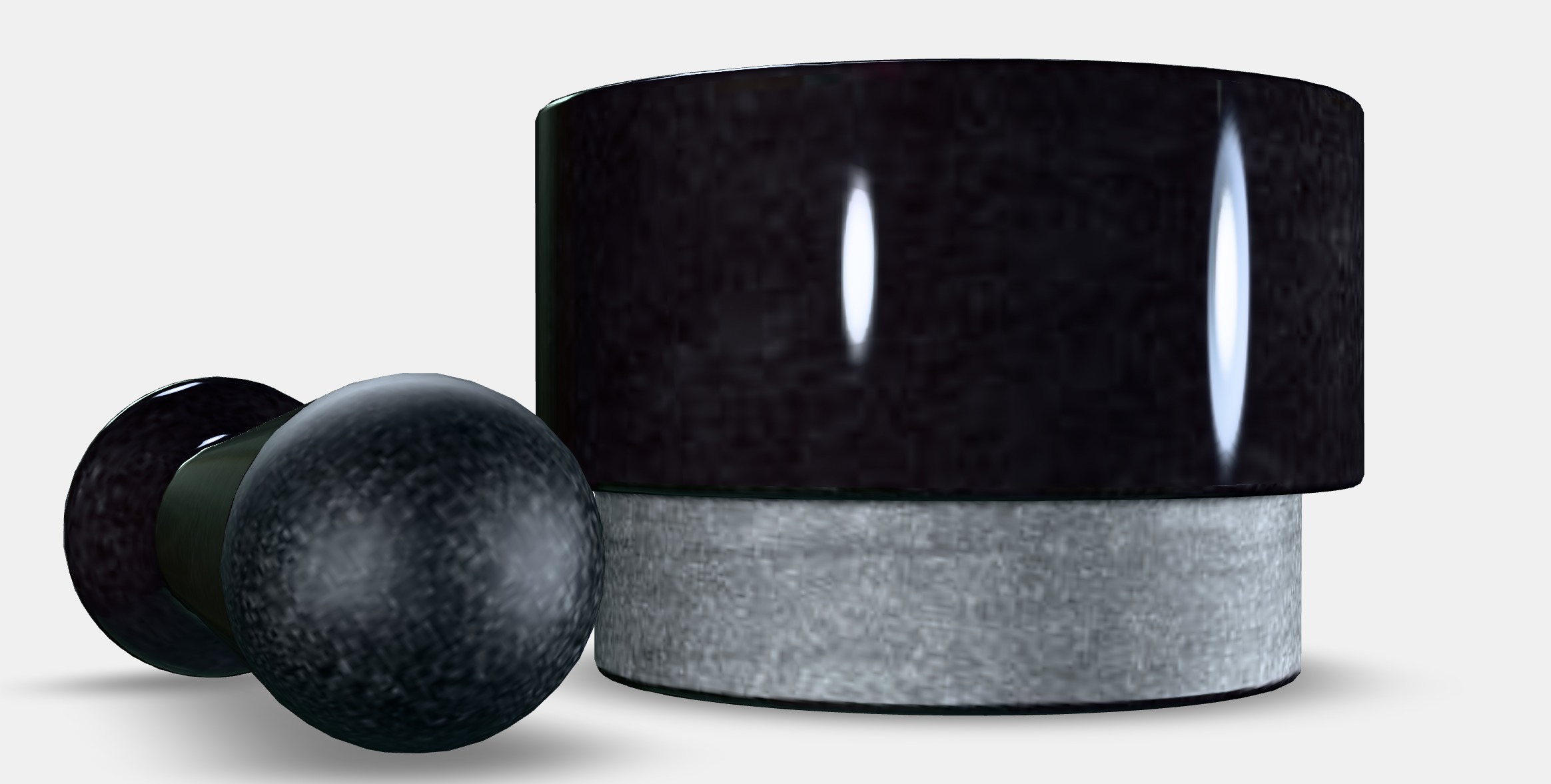 ADELSTEN Mortar and pestle Low-poly 3D model_3