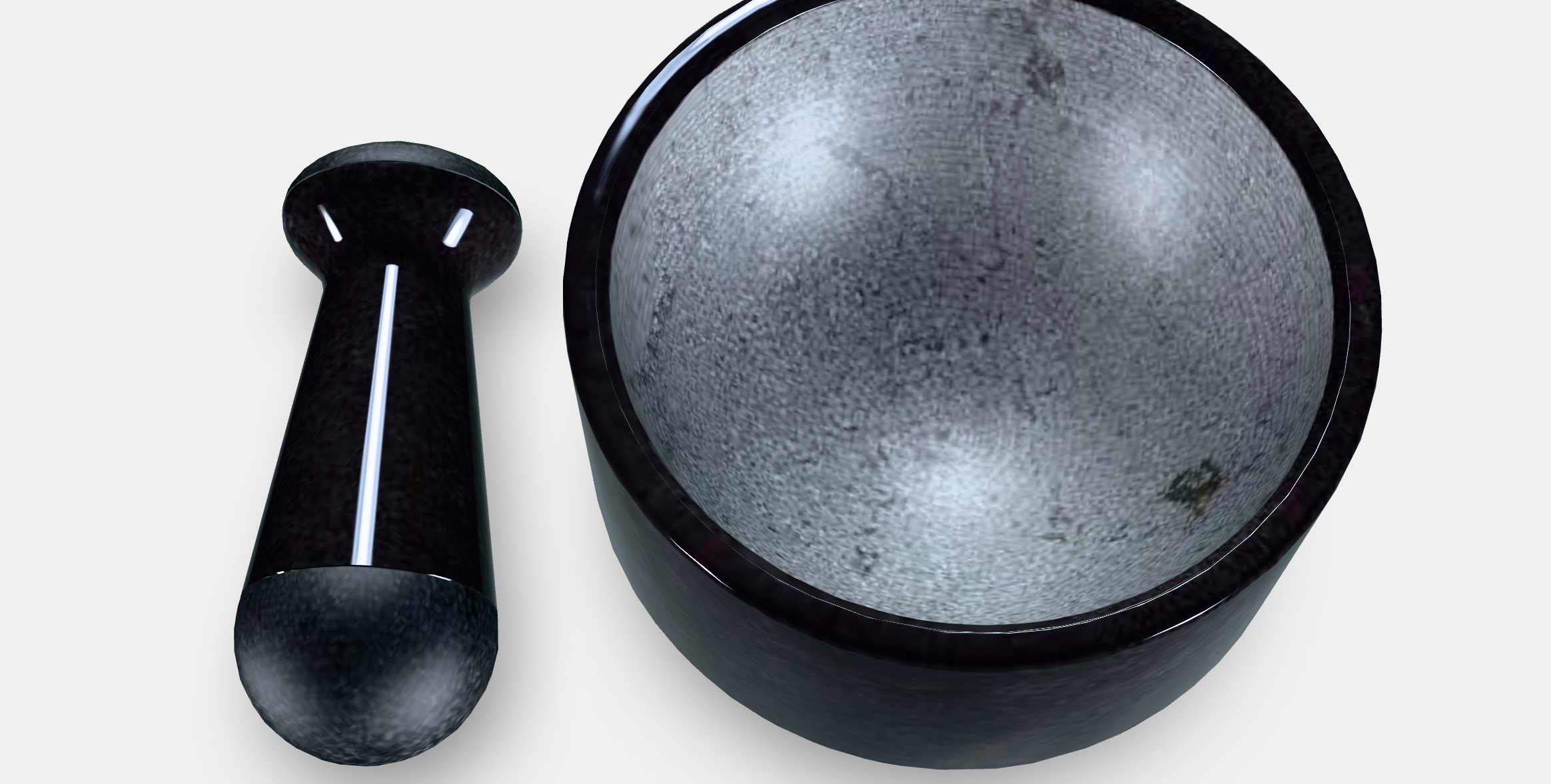 ADELSTEN Mortar and pestle Low-poly 3D model_8