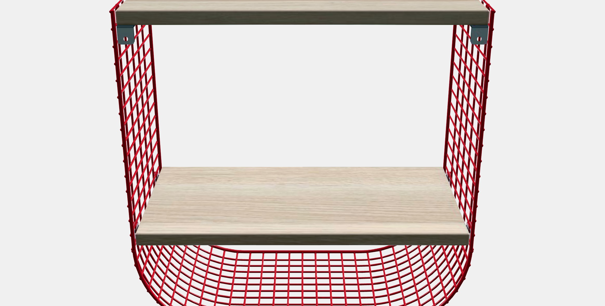 SVENSHULT Wall shelf Low-poly 3D model_8