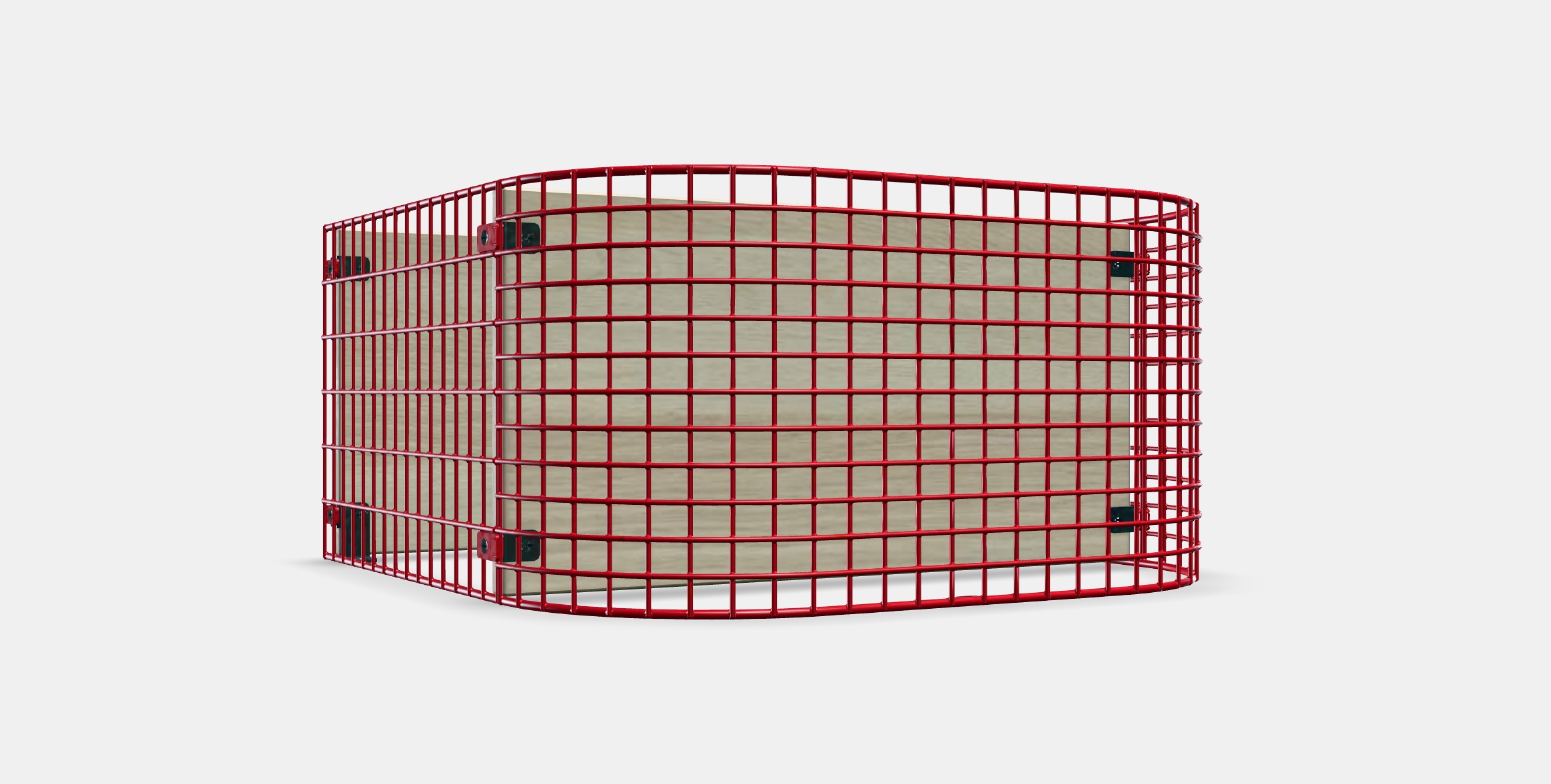 SVENSHULT Wall shelf Low-poly 3D model_9