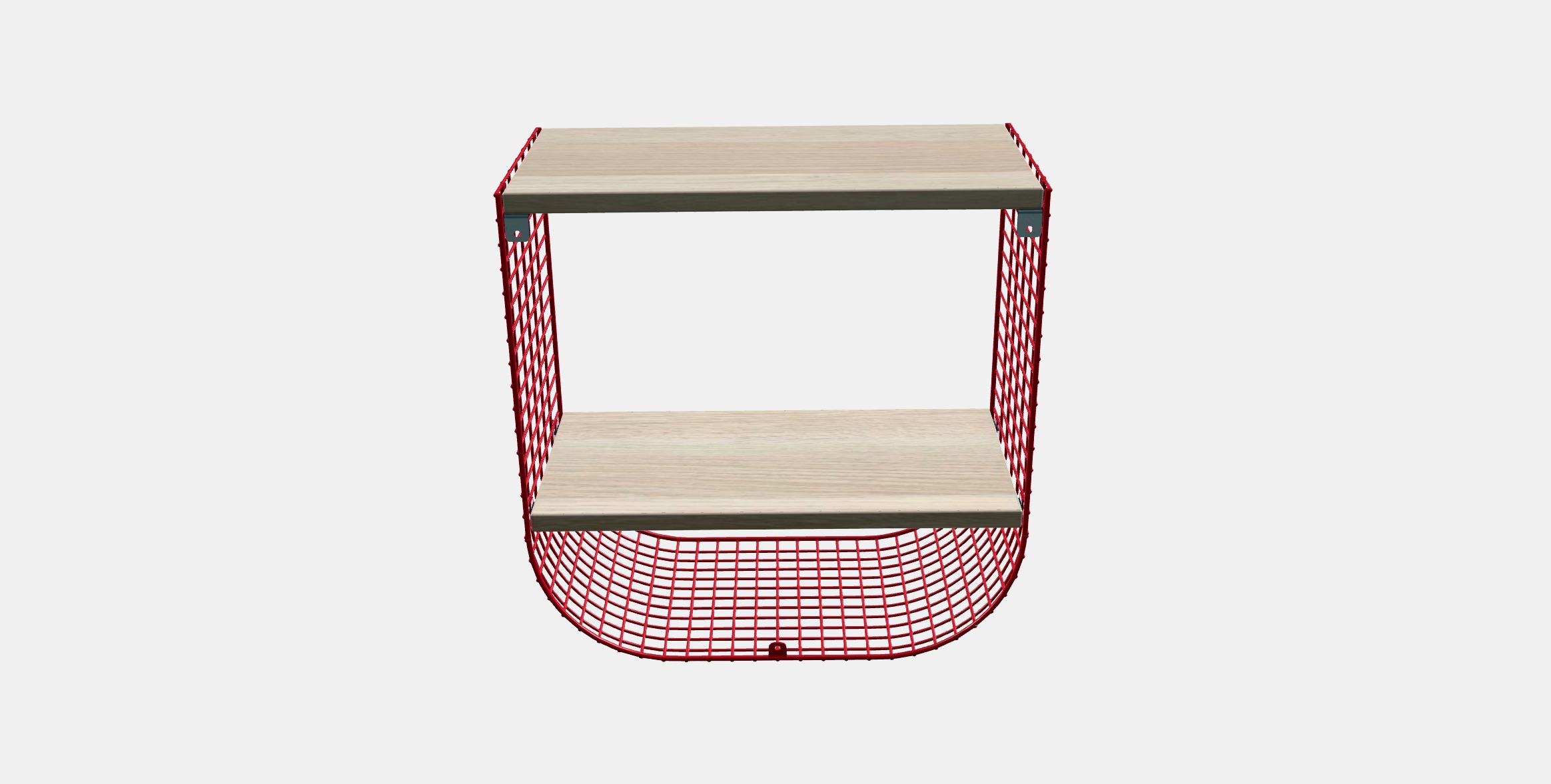 SVENSHULT Wall shelf Low-poly 3D model_7