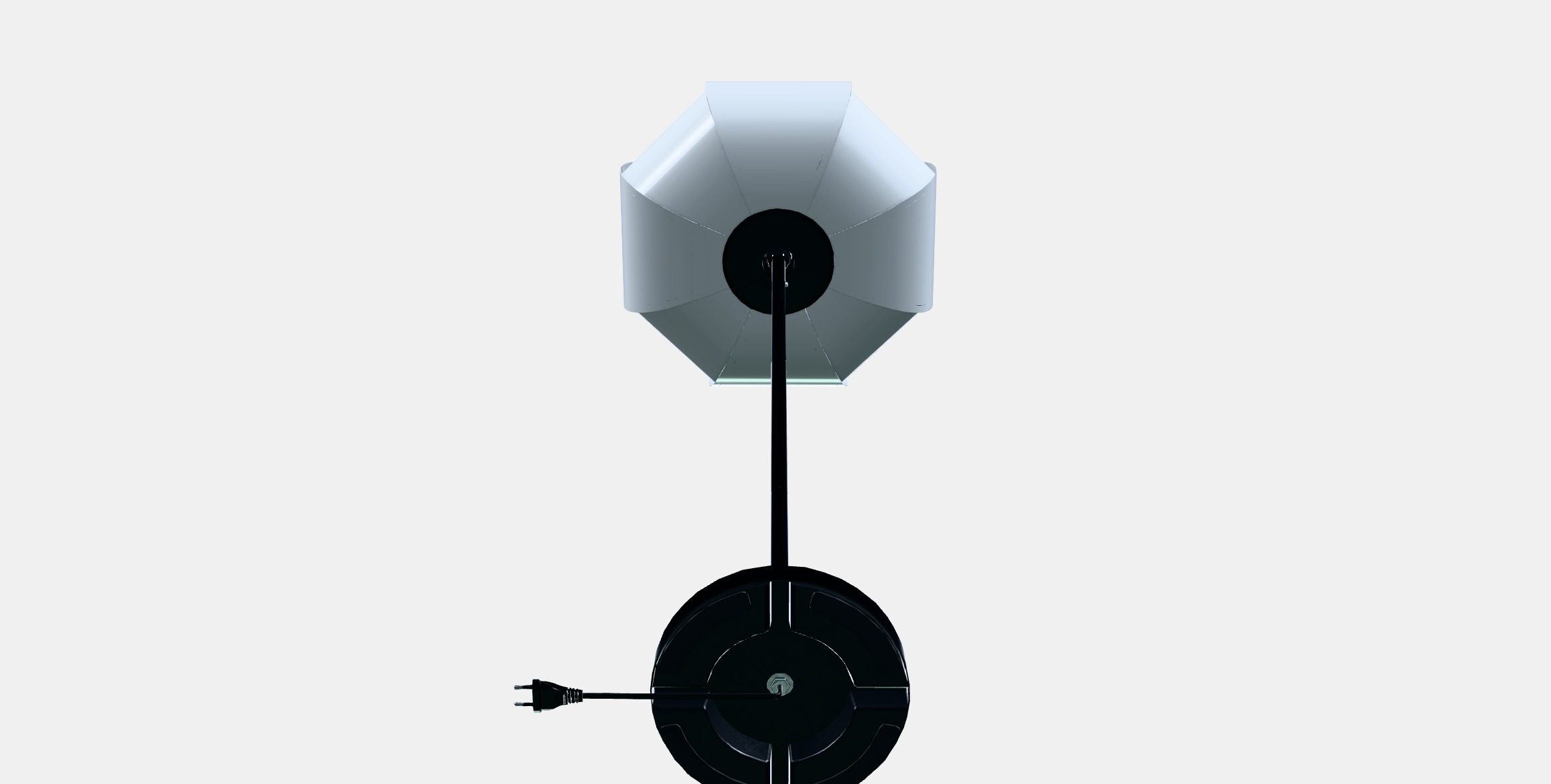 BYGGKORN Lampadaire Low-poly 3D model_8