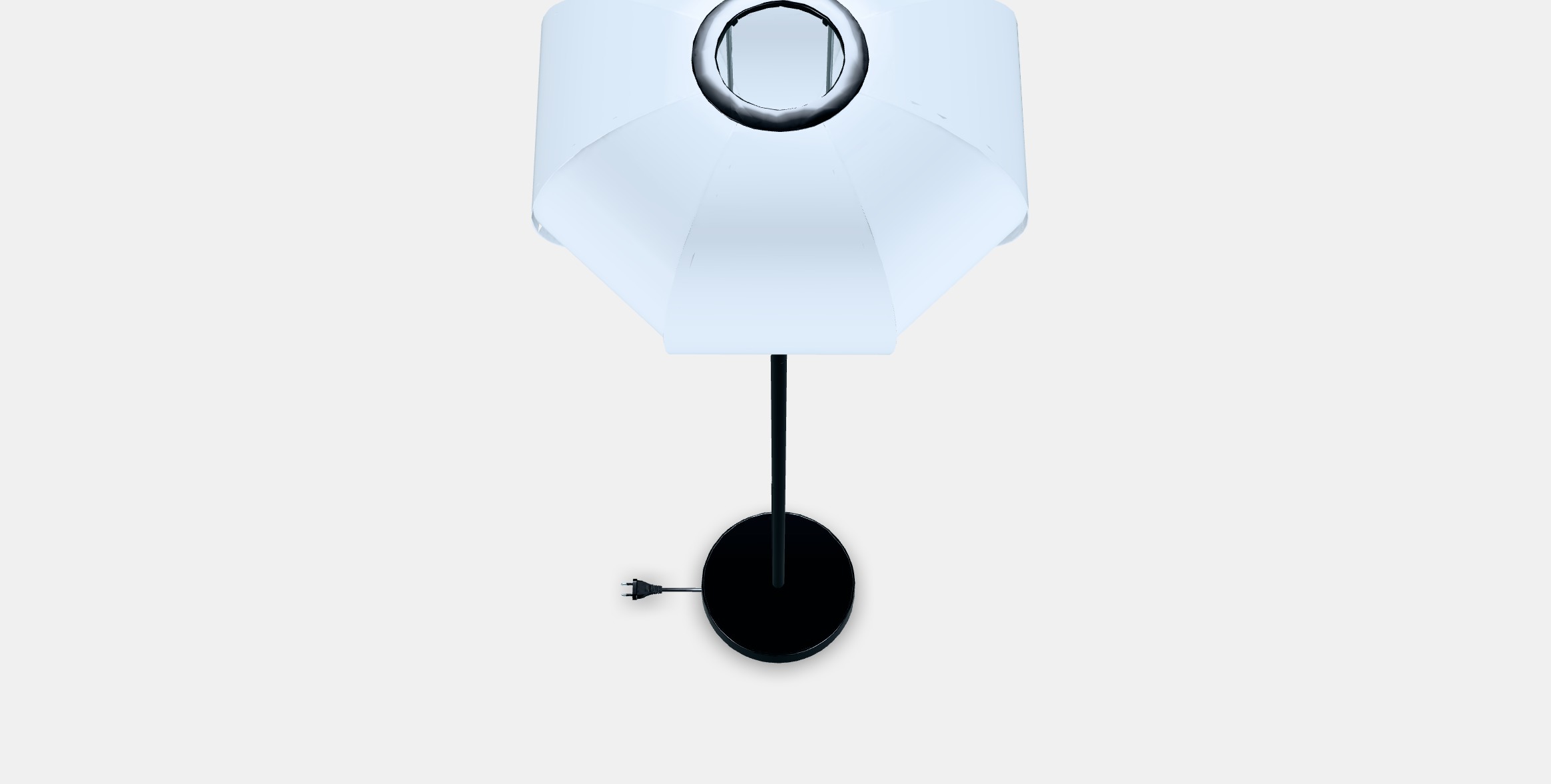 BYGGKORN Lampadaire Low-poly 3D model_4