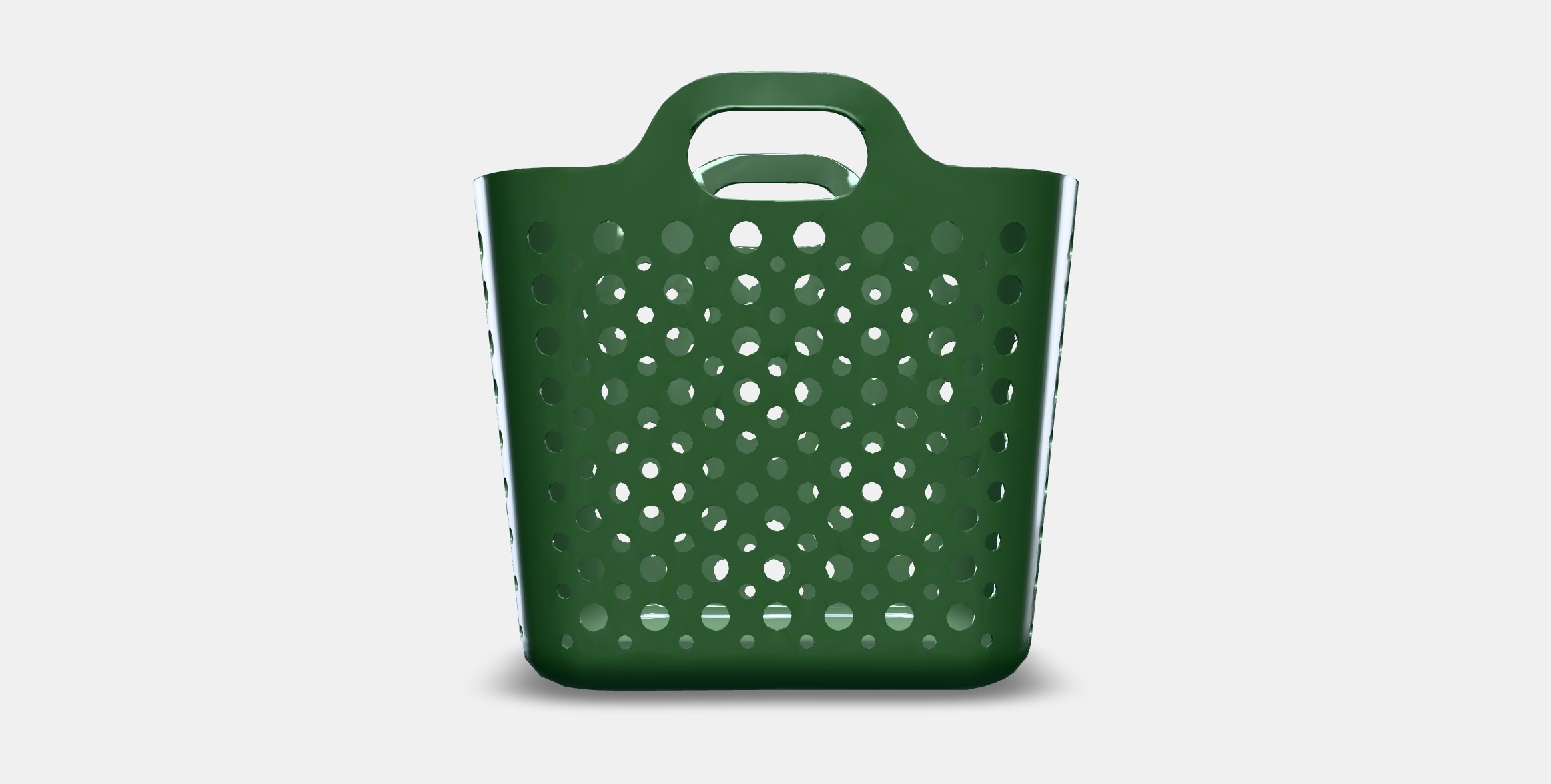 SLIBB Soft laundry basket Low-poly 3D model_13