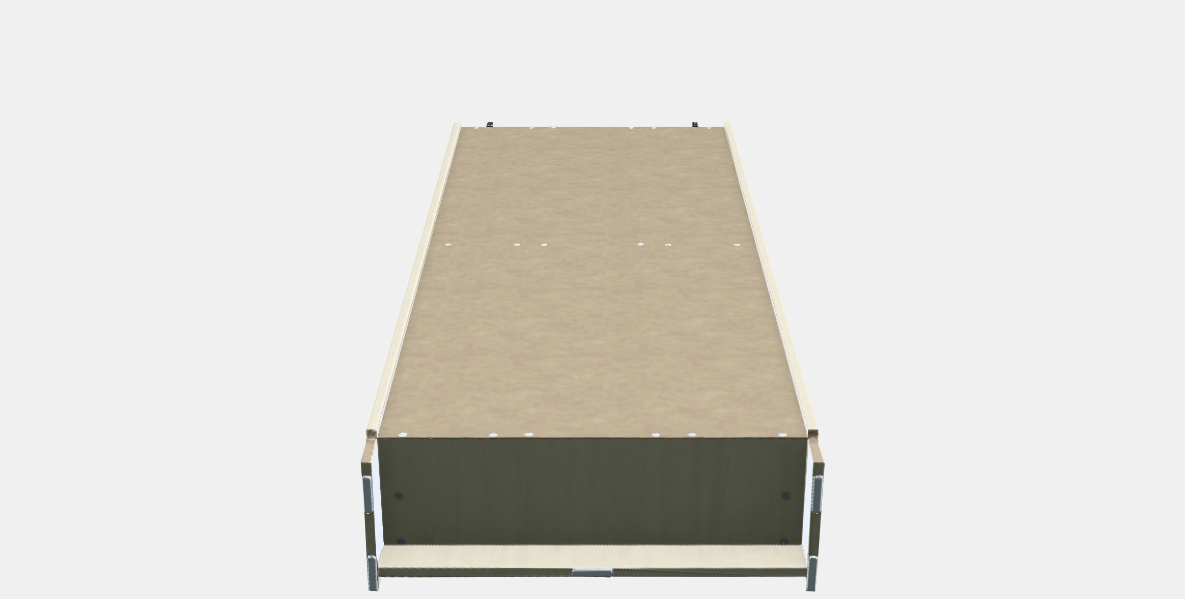 BILLY Library Low-poly 3D model_8