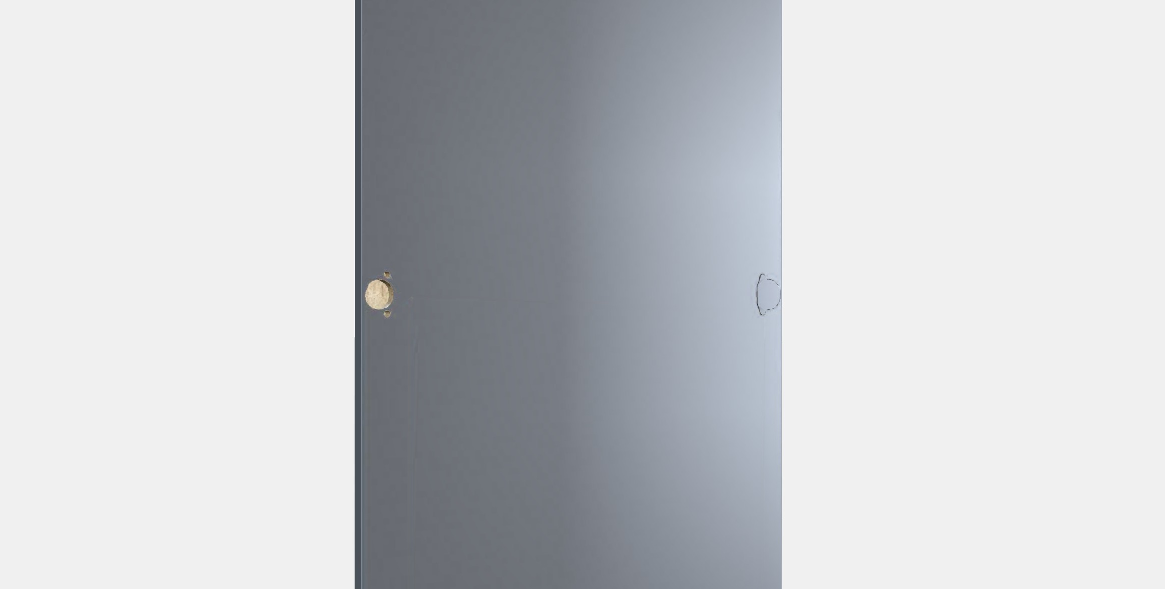 VOXTORP Porte Low-poly 3D model_2