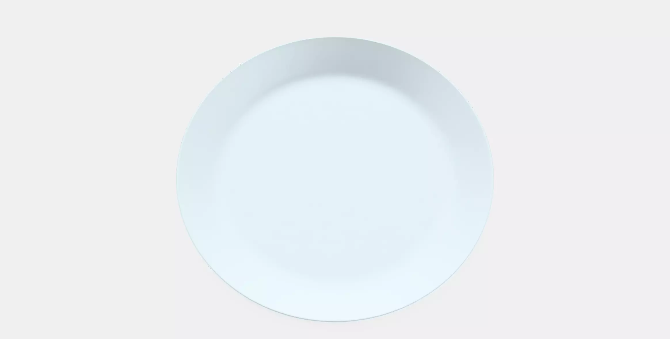 OFTAST Plate Low-poly 3D model_0