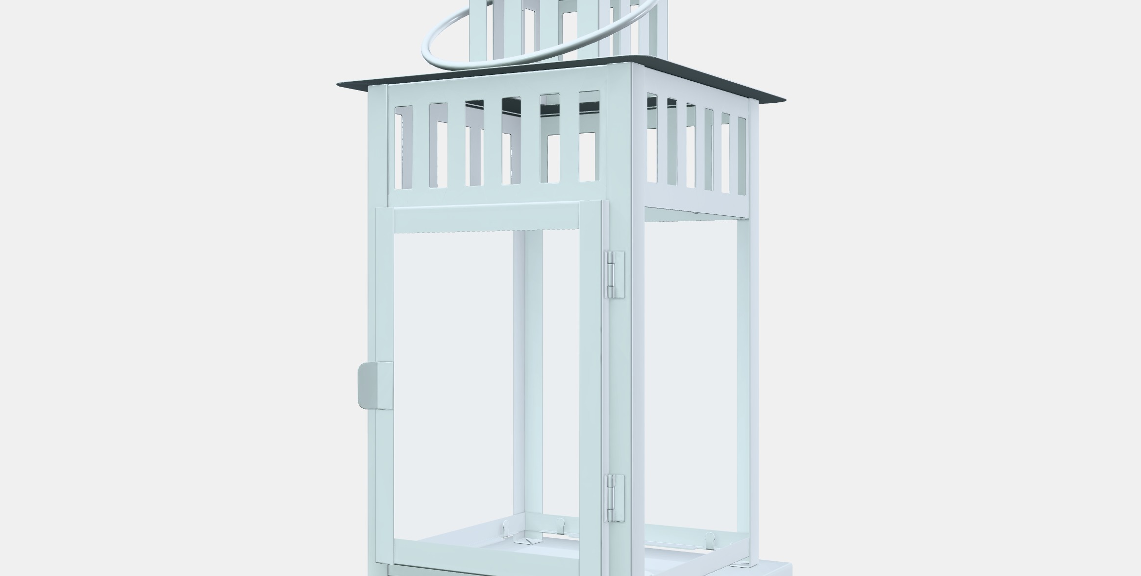 BORRBY Lantern for block candle 1 Low-poly 3D model_13