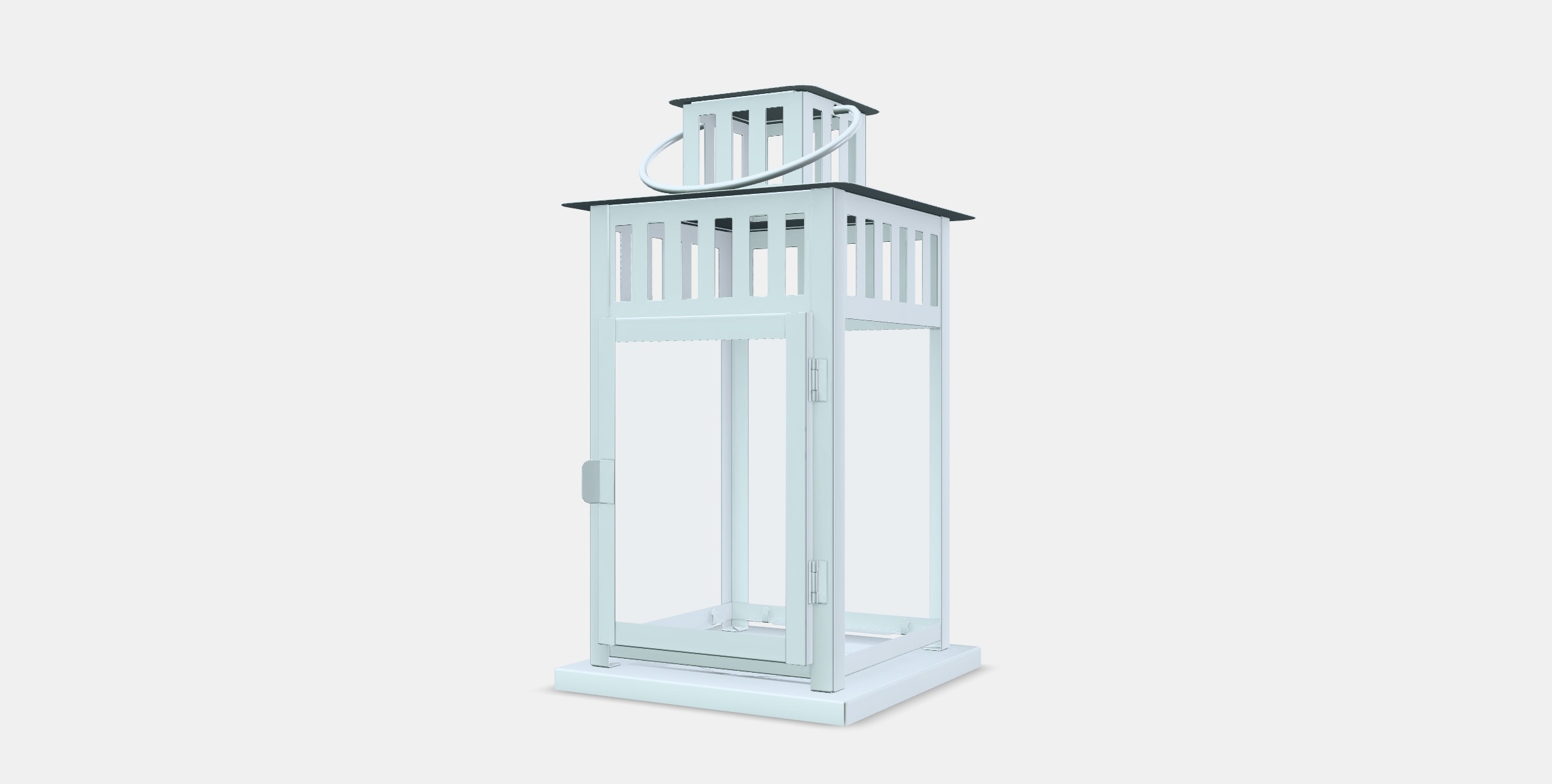 BORRBY Lantern for block candle 1 Low-poly 3D model_12