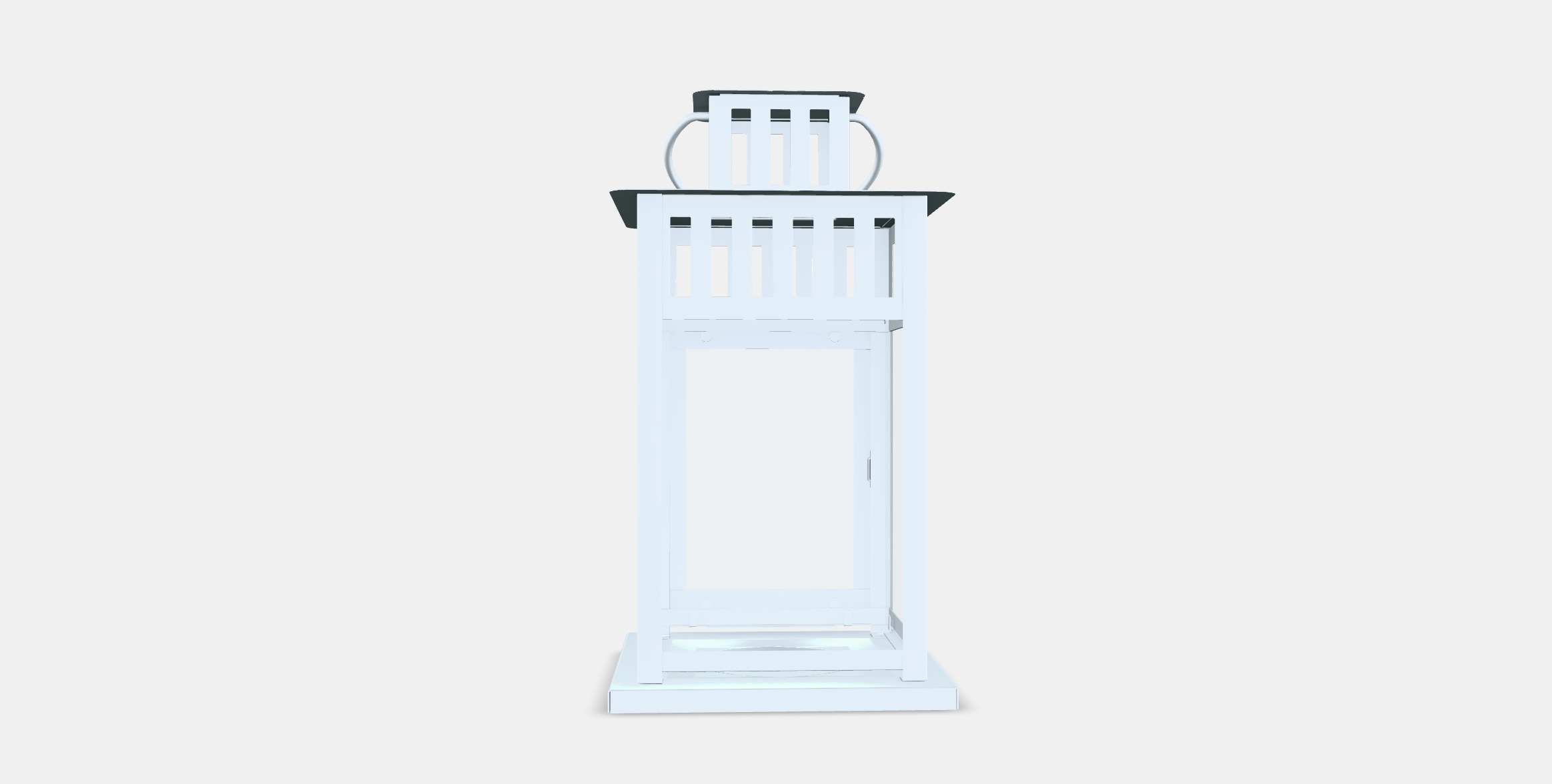 BORRBY Lantern for block candle 1 Low-poly 3D model_14