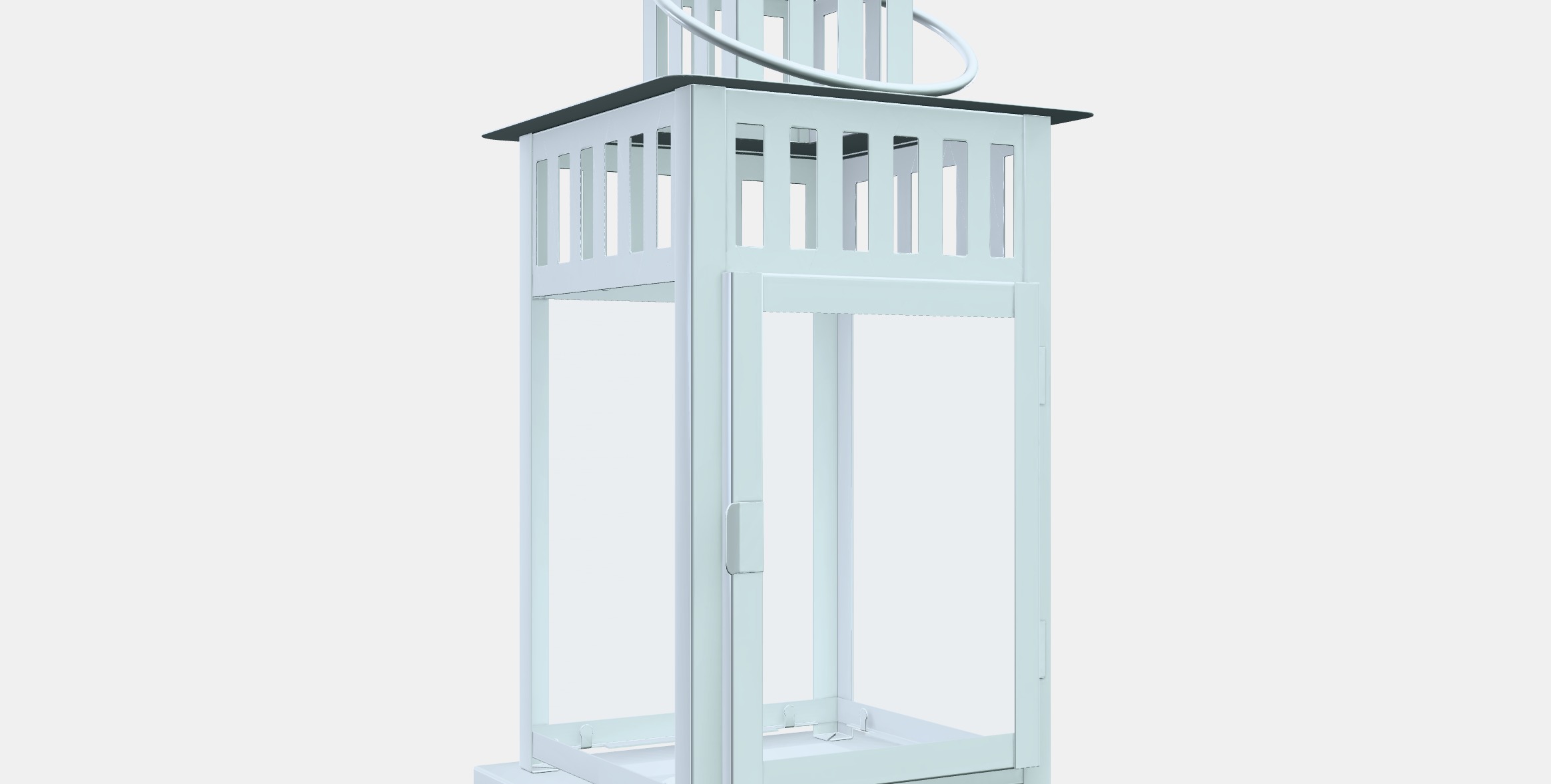 BORRBY Lantern for block candle 1 Low-poly 3D model_9