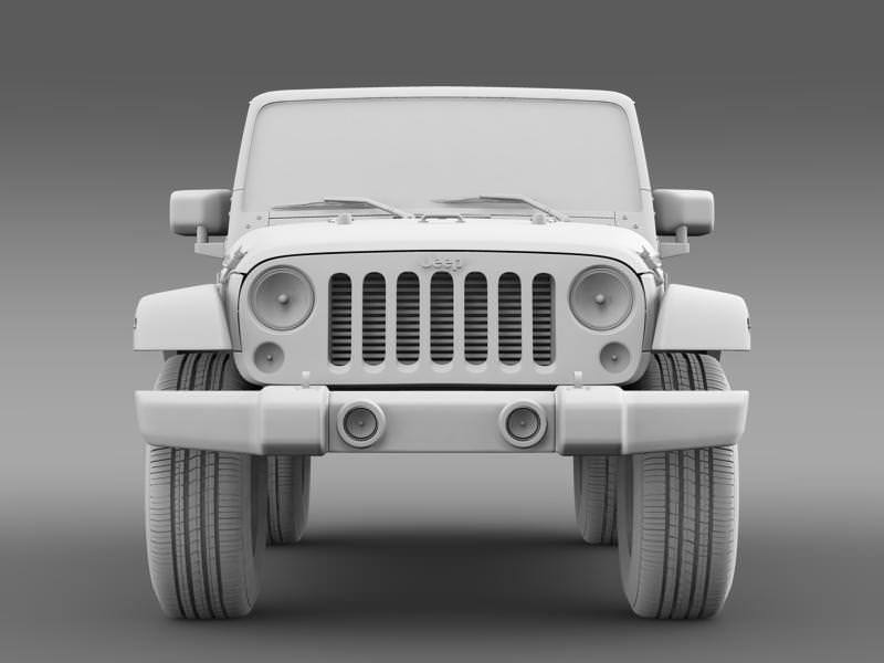 Jeep Wrangler Rubicon 2007 3D model_14