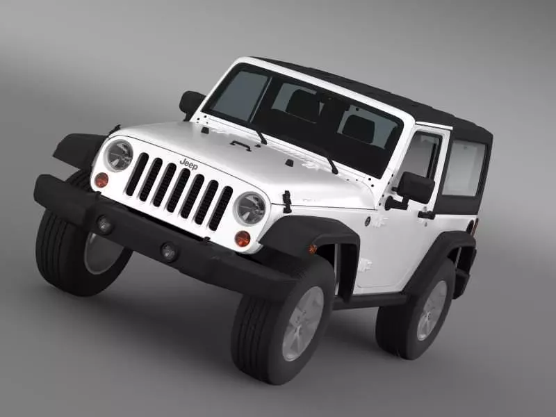 Jeep Wrangler Rubicon 2007 3D model_0