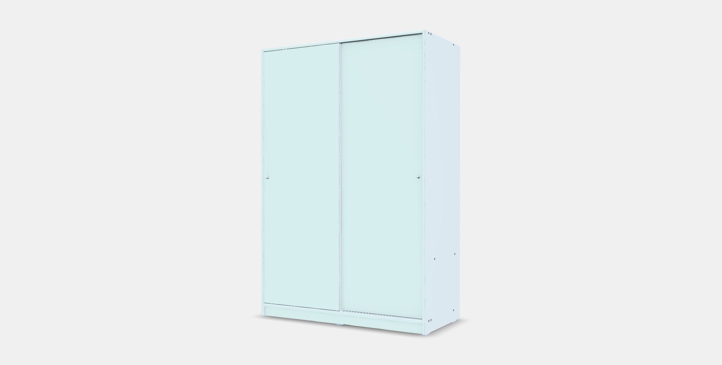 KLEPPSTAD Wardrobe with sliding doors 1 Low-poly 3D model_12
