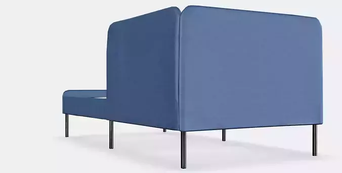 BLAKULLEN Upholster bed frame with headboard